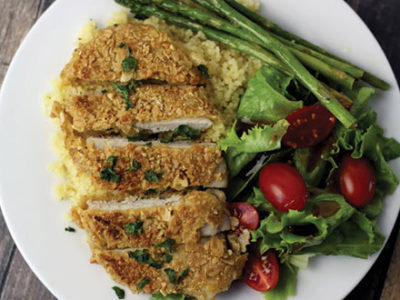 Maple brined pork chops with Forest Maple crust