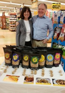 Deborah and Terry with Granola