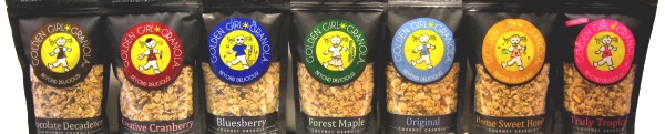 Golden Girl Granola flavors
