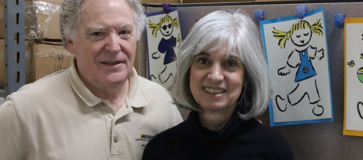 Deborah and Terry O'Kelly with Golden Girl Granola flavor sketches
